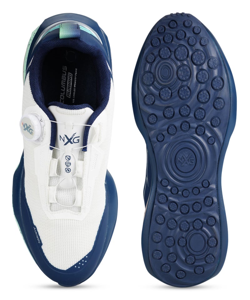Columbus Catalyst Sports Shoes - Running Shoes|Walking Shoes| Training & Gym Shoe | Outdoors Shoe for Men (White & Navy), UK 10 - Image 5