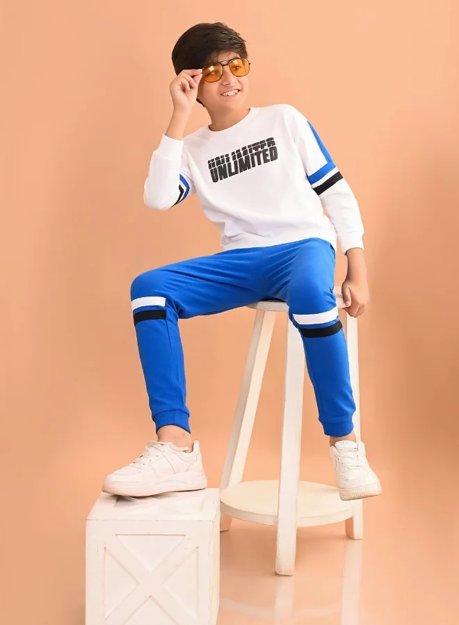 LILPICKS Solid Sweatshirt with Jogger Set