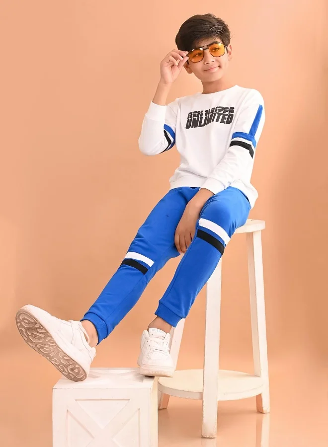 LILPICKS Solid Sweatshirt with Jogger Set