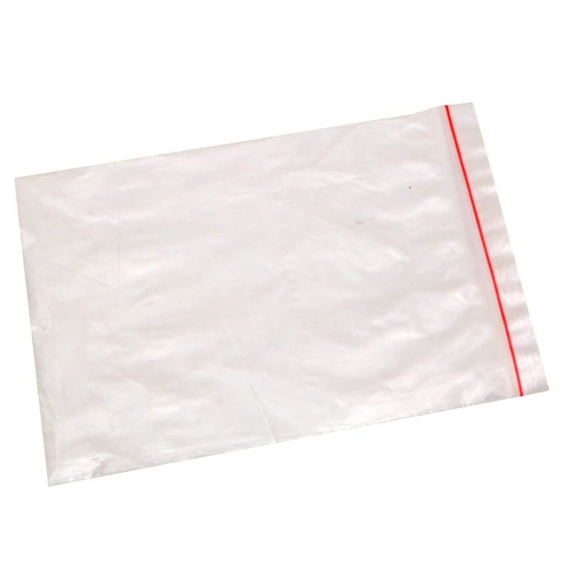 Uday Plastic Uday Plastic Zip Lock 4 x 6 inches Multi Purpose ReUsable Transparent Plastic Freezer Storage Covers 100 pcs  - Image 1