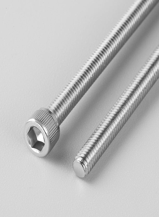BNUOK 30pcs M4 x 45mm Hex Socket Head Cap Screws Bolts, 304 Stainless Steel 18-8, Allen Socket Drive,Bright Finish, Full Threads,with Hex Spanner - Image 3
