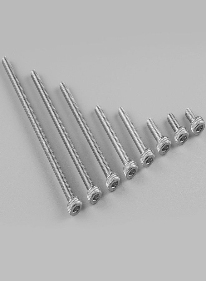 BNUOK 30pcs M4 x 45mm Hex Socket Head Cap Screws Bolts, 304 Stainless Steel 18-8, Allen Socket Drive,Bright Finish, Full Threads,with Hex Spanner - Image 4