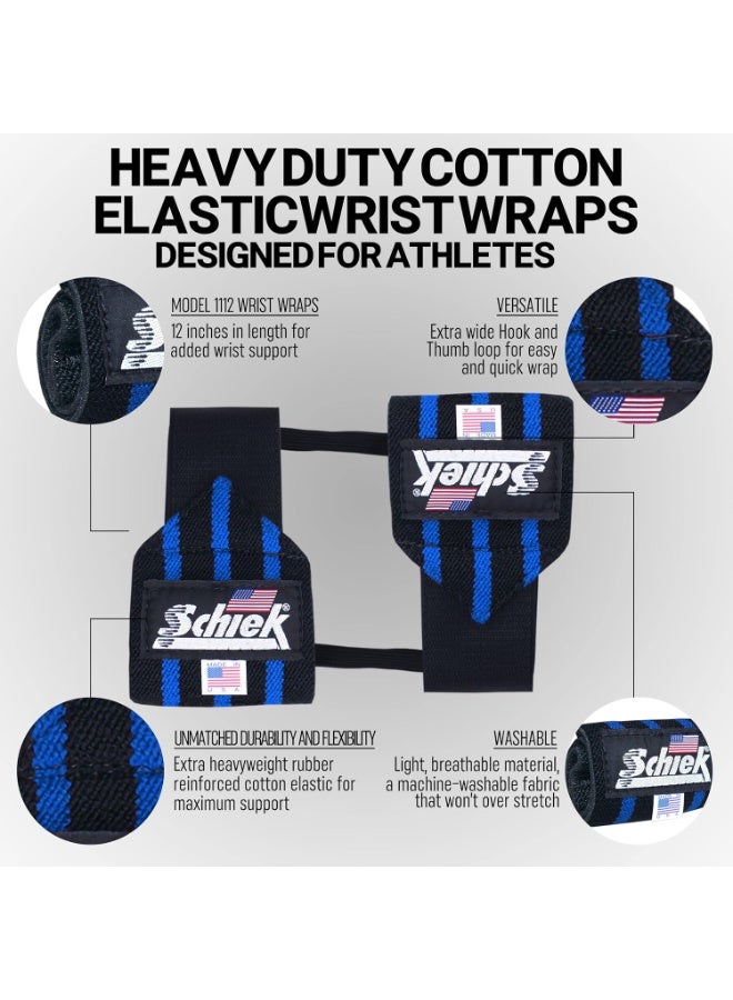 شيك لفافة معصم شيك باللون الأزرق مقاس 12 بوصة - Image 2