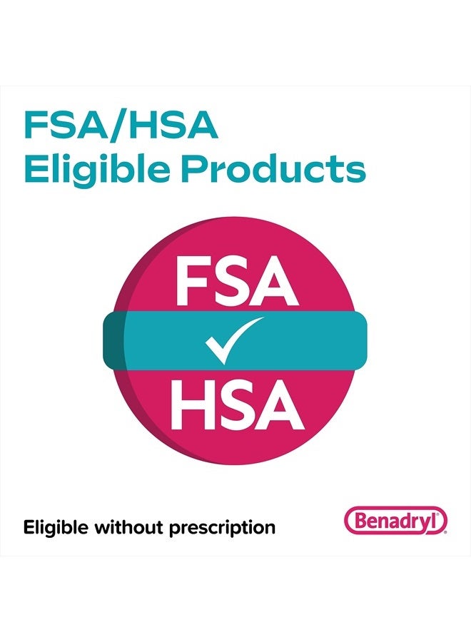 Benadryl بخاخ تبريد مضاد للحكة بقوة إضافية، ديفينهيدرامين HCI مسكن موضعي وواقٍ للبشرة من الزنك لتخفيف سريع من معظم الحكاك الخارجي، حجم السفر، 2 أونصة سائلة - Image 5
