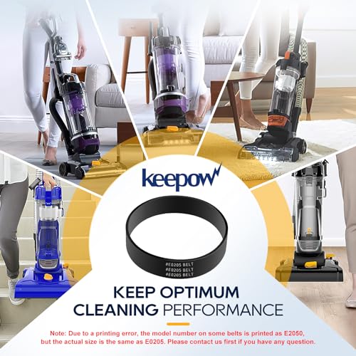 KEEPOW Vacuum Belt for Eureka, Part E0205 Belt for Eureka, Power Speed Vacuum Belts fit for Eureka NEU182B, NEU182A, NEU188A, NEU181, NEU180, NEU180B, NEU182, NEU186, NEU188, 4 Pack - Image 5