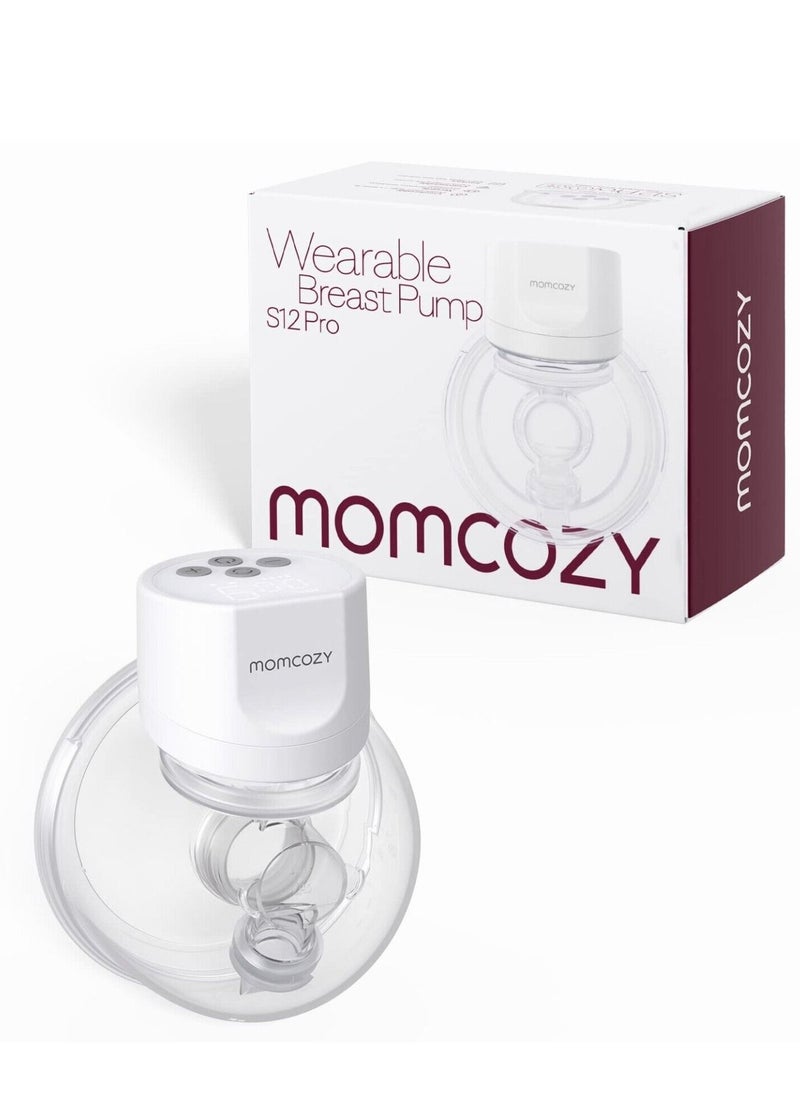 Momcozy - Wearable Hands-Free Breast Pump S12 Pro With Comfortable Double-Sealed Breast Pump Accessory 24MM, 3 Modes And 9 Levels - Image 1