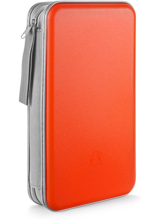 LIOVODE LIOVODE DVD Case, 96 Capacity CD Case Holder Storage Organizer Hard Plastic Protective Disc Wallet for Car  - Image 1
