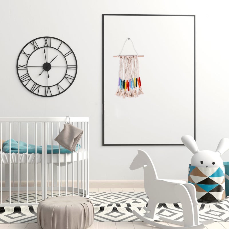 Woven Wall Hanging Tapestry Handmade Colorful Tapestry for Decor - Image 3