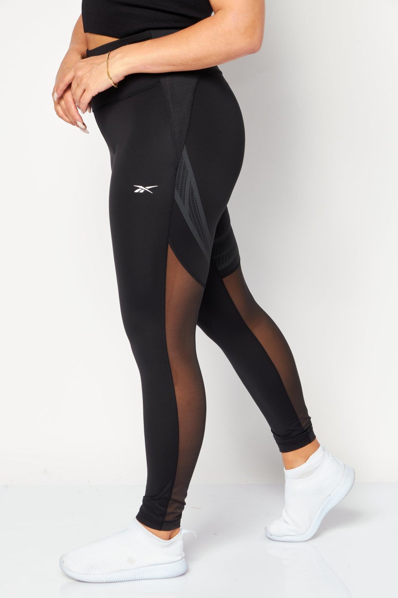 Reebok Women Sportswear Fit Training Tight, Black - Image 4
