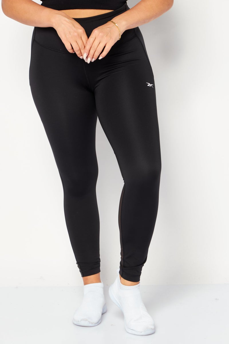Reebok Women Sportswear Fit Training Tight, Black - Image 1