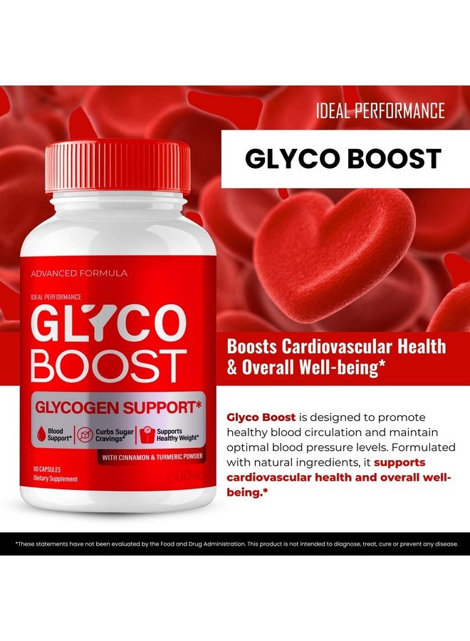 IDEAL PERFORMANCE Glyco Boost Blood Capsules, Glyco Boost Blood Formula Support Supplement, Premium Formula for Healthy Circulation & Stable Levels, All Natural GlycoBoost Capsules Reviews (5 Pack) - Image 4