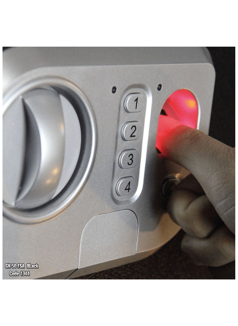 GN 50 FSA Digital Safe with Fingerprint, PIN, and Two-Factor Authentication - by Safety Tech