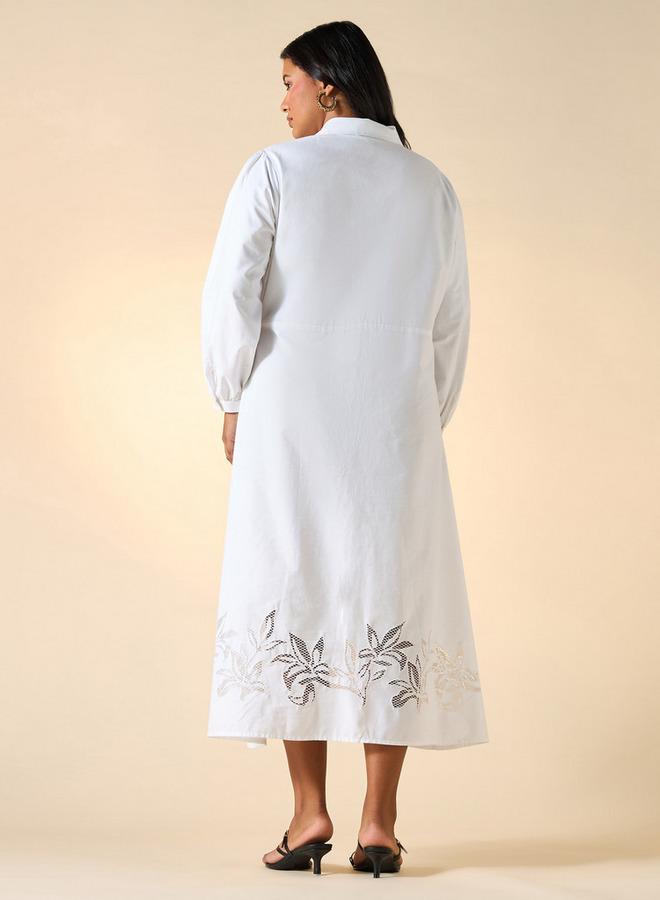  أولا بوبكن فستان مطرز بالزهور - Image 3