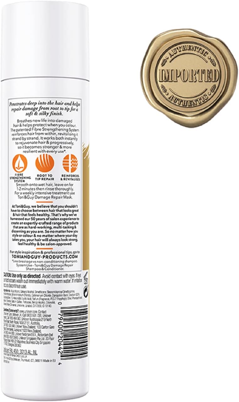 Toni & Guy TONY&GUYDamage Repair Strengthening Conditioner For Dry Damaged Hair 250ml - Image 2