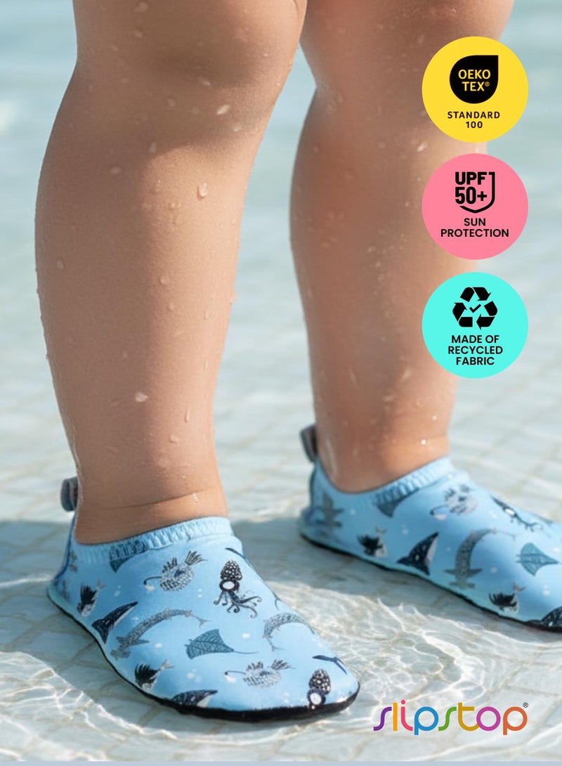 Slipstop Atlantis Kids Non Slip Water and Beach Shoes Lightweight Quick Dry Swim Ready Footwear for Babies and Children - Image 1