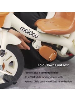 maidou Maidou Children's Tricycle, A Multi-functional Bicycle for Kids Aged 1 to 6, Infant Pushchair, Baby Toy Pushcart, Safe and Comfortable, Accompanying Children's Joyful Growth  - Image 4