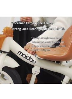 maidou Maidou Children's Tricycle, A Multi-functional Bicycle for Kids Aged 1 to 6, Infant Pushchair, Baby Toy Pushcart, Safe and Comfortable, Accompanying Children's Joyful Growth  - Image 3