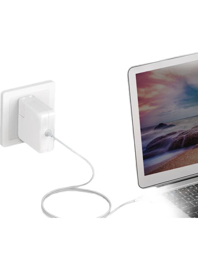 Mryc Apple Laptop Charger, Macbook Air Pro Power Adapter Cable, A1466 A1465 A1436, 45/60/85W Magnetic Head, Type-C - Image 3