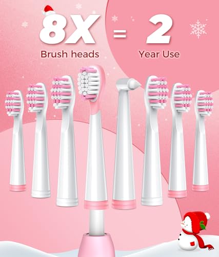TEETHEORY Electric Toothbrush for Adults with 8 𝐁𝐫𝐮𝐬𝐡 𝐇𝐞𝐚𝐝𝐬, Sonic Electric Toothbrush with 40000 VPM Deep Clean 5 Modes, Rechargeable Toothbrushes Fast Charge 4 Hours Last 30 Days - Image 3