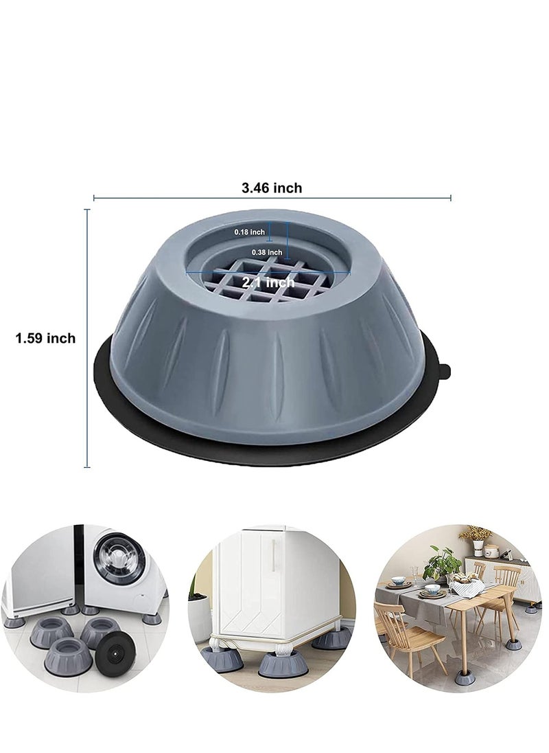 Generic - Washing machine foot mat, Anti Vibration Pads , Larger Opening Fits All Washer Feet - Stops Moving, Walking - Prevents Noise, Vibration Transfer - Image 1