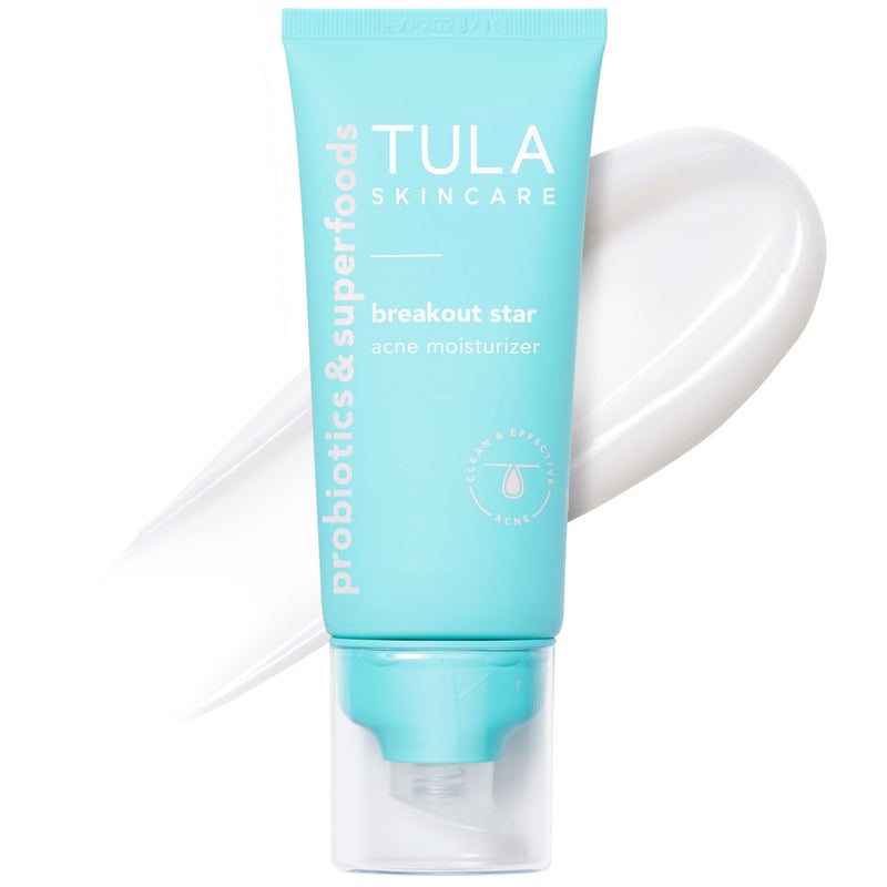 TULA Skin Care Breakout Star  Acne Moisturizer Prevents  Treats Mild Breakouts Brightens Marks Soothes Skin Contains Probiotics Salicylic  Azelaic Acid Niacinamide Watermelon 17 fl oz