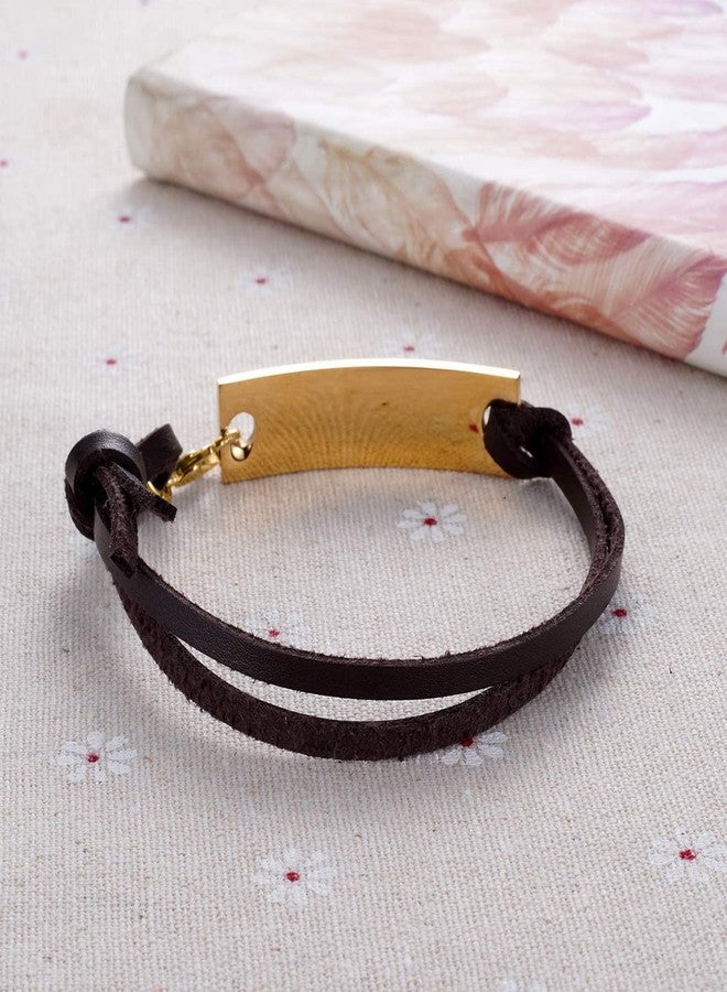 MIXJOY Hamilton Broadway Musical Merchandise Gifts Rise Up Brown Leather Bracelet Jewelry for Teen - Image 5