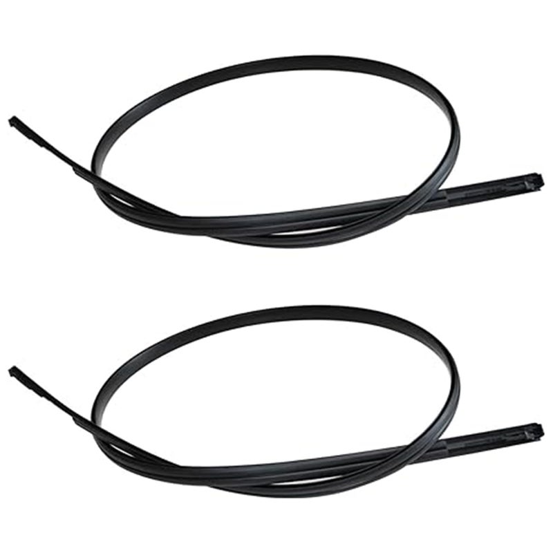 Generic NLQR 2pcs Roof Drip Moulding Strips Weatherstrip 7555252140 7555152160 Compatible with Toyota Yaris Sedan 2007 2008 2009 2010 2011 Replace 75551-52160 75552-52140 Left and Right Side  - Image 2