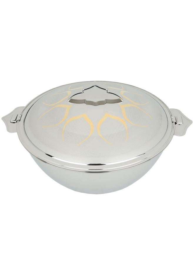 Pradeep Afnan Steel Container 7 L Gilded Silver - Image 1