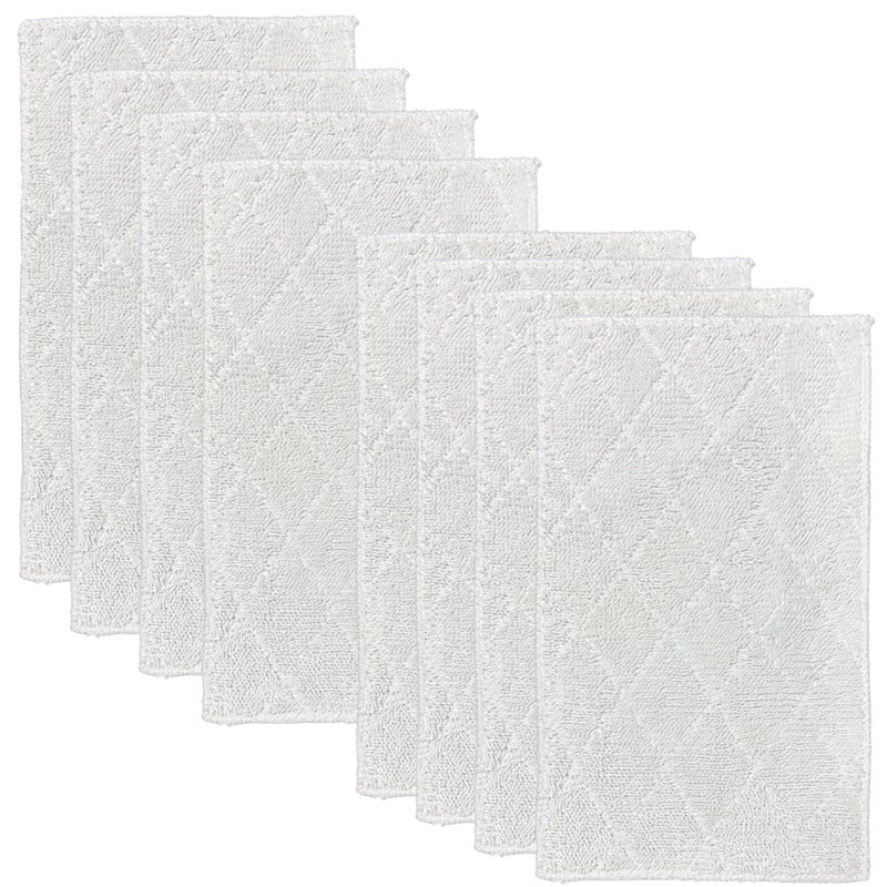 Light N Easy Steam Mop Pads Replacement Reusable for S3601 S3101 S7326 7688ANB 7688ANW Floor Microfiber Cleaning Cloths8 Pack