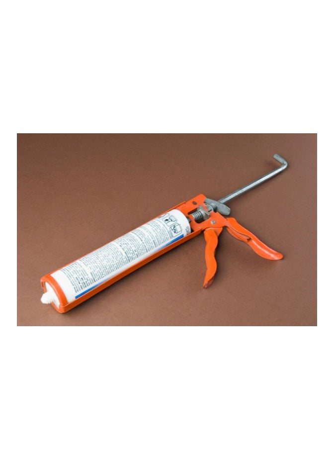 Silicone Sealant with Caulking Gun - Professional Grade Applicator Kit for Waterproofing, Sealing, and Repairs, Heavy-Duty Gun with Smooth Trigger Action, Ideal for Bathrooms, Kitchens, and Windows