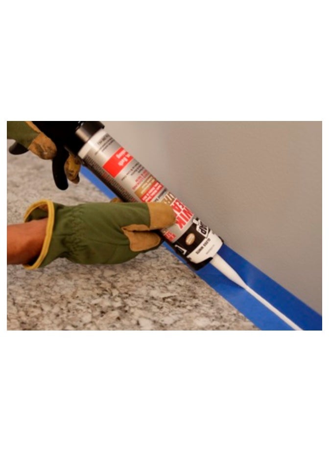 Silicone Sealant with Caulking Gun - Professional Grade Applicator Kit for Waterproofing, Sealing, and Repairs, Heavy-Duty Gun with Smooth Trigger Action, Ideal for Bathrooms, Kitchens, and Windows