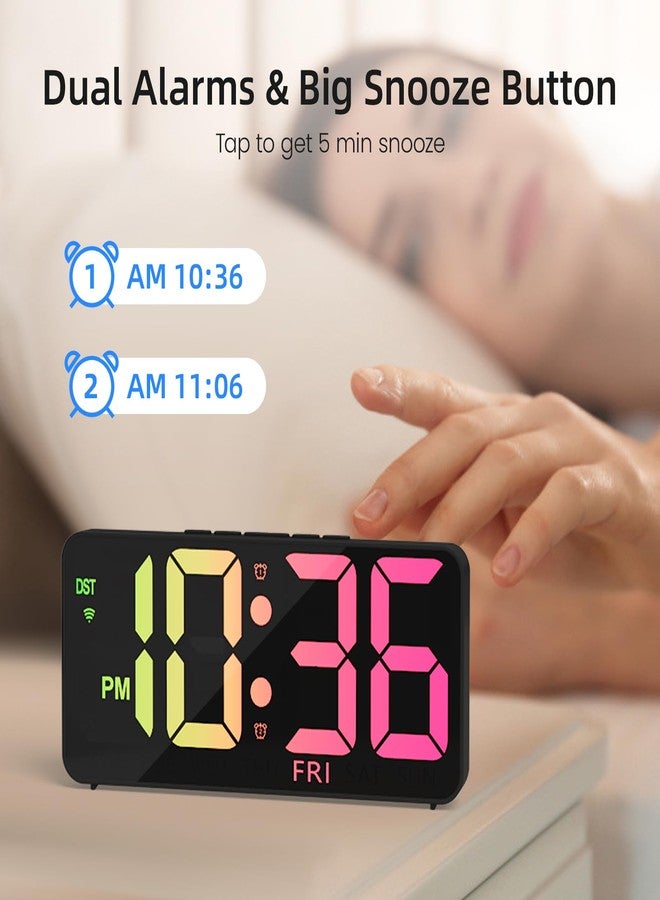YISILE 9" Digital Wall Clock - Image 5