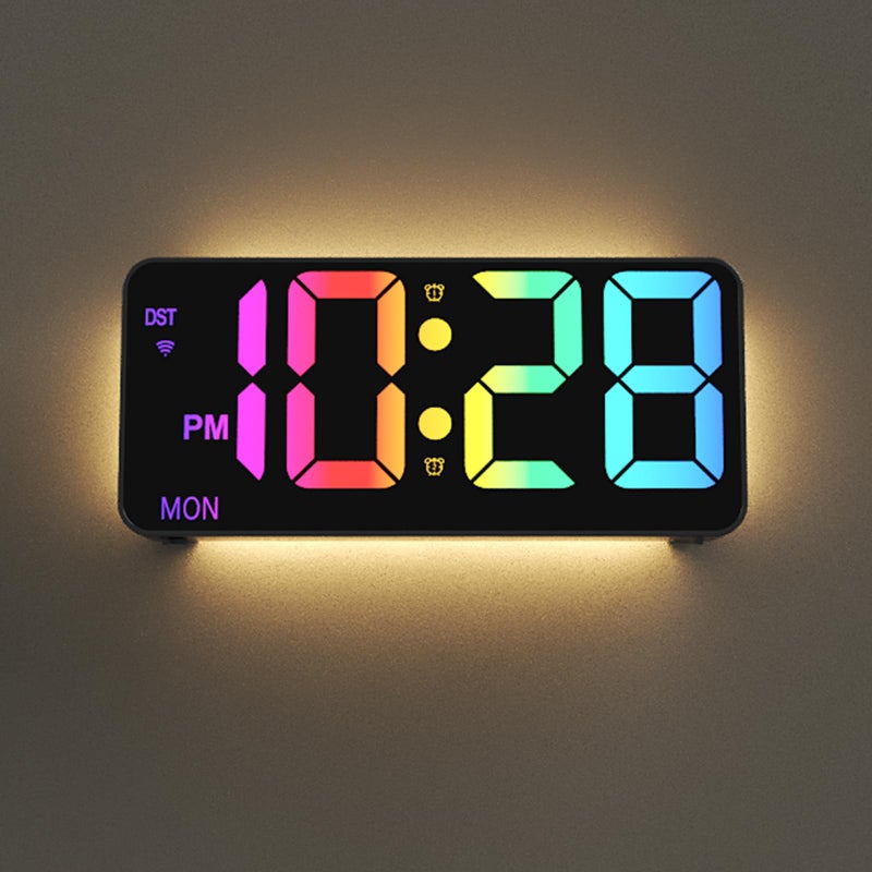 YISILE 9" Digital Wall Clock - Image 1