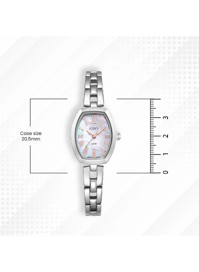 Ecstacy White Women's 304 solid stainless steel Analog Watch E25512-SBSWK - 20.5 mm for Women | Best Price UAE