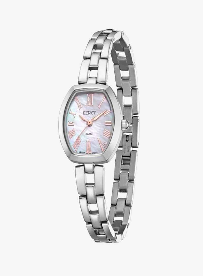 Ecstacy White Women's 304 solid stainless steel Analog Watch E25512-SBSWK - 20.5 mm for Women | Best Price UAE