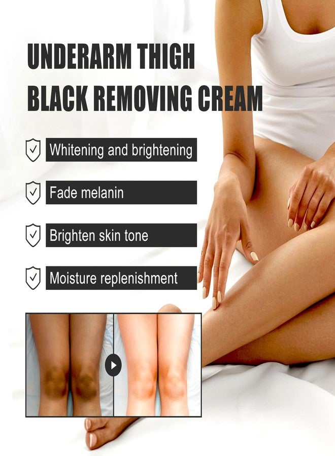Juztec Armpit Thigh Darkening Cream Snow Bleach Cream - Whitening for Private Parts, Underarms & Dark Spot Removal - Gentle Skin Lightening (2 Pack) - Image 3