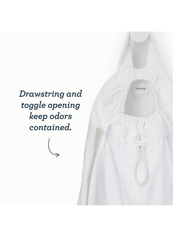 اسمبلي حقيبة دلو Esembly، بطانة دلو حفاضات مقاومة للماء قابلة للتعليق والغسل وحقيبة غسيل قابلة لإعادة الاستخدام، مقاس واحد، ملح البحر - Image 3