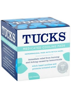 Tucks Medicated Cooling Pads 100 Each (Pack Of 5) 