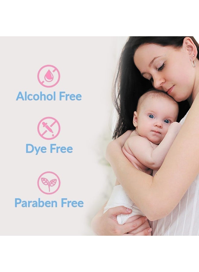 Cool & Cool Baby Wipes 80's + Baby Shampoo 500ML- Tear Free, Paraben-Free, Dye Free, Alcohol Free, Fragrance-Free, Ultra Soft - Combo Pack - Image 4