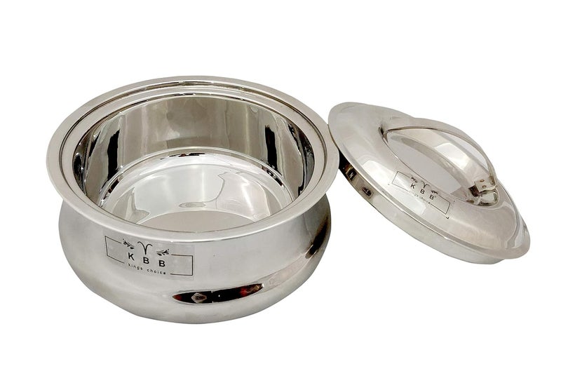 KBB Stainless Steel Premium Belly HOT Pot Casserole AIR TightExclusive1000 ML - Image 2