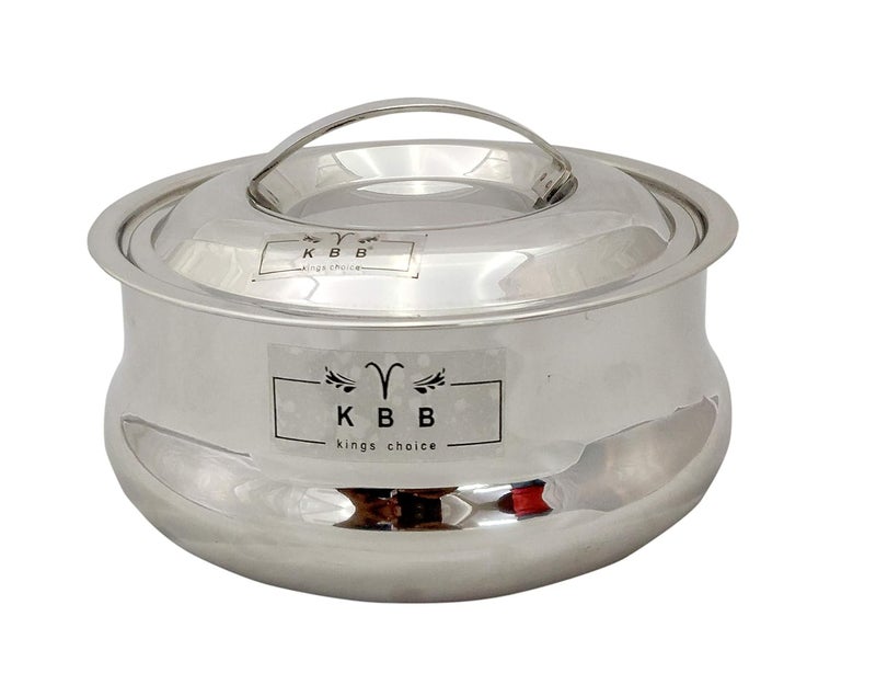 KBB Stainless Steel Premium Belly HOT Pot Casserole AIR TightExclusive1000 ML - Image 1