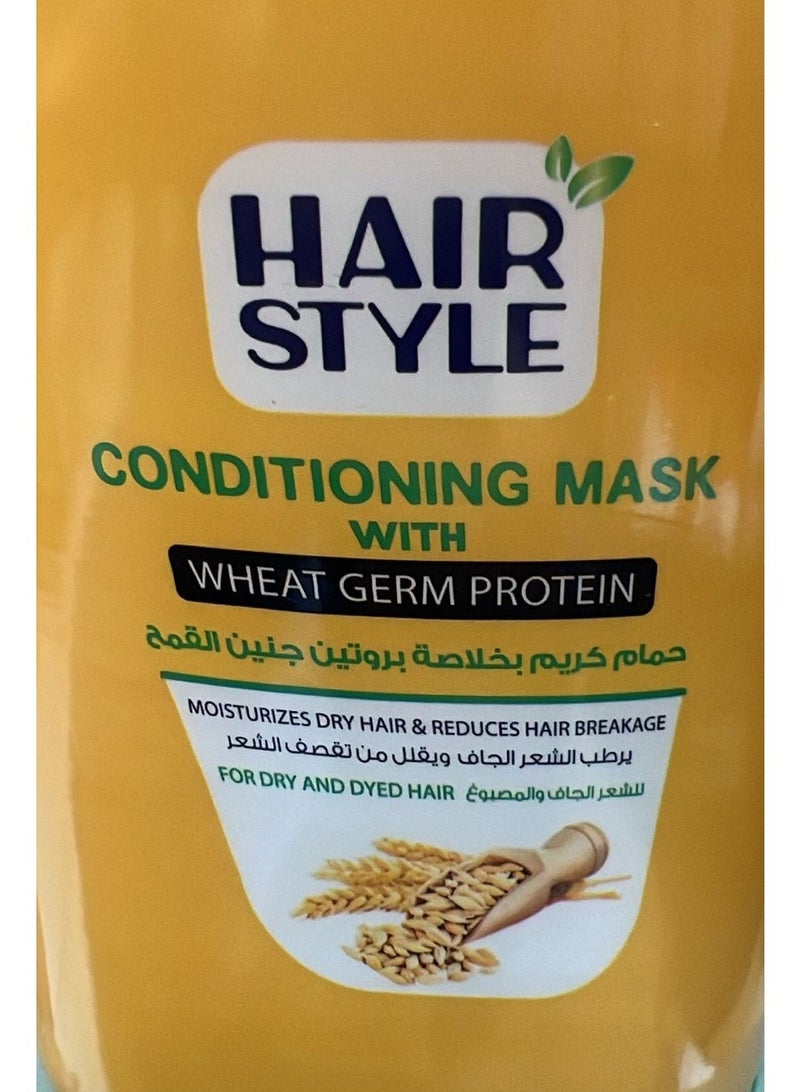 HAIR STYLE CONDITIONING MASK WITH WHEAT GERM PROTEIN 1000 gm - Image 2