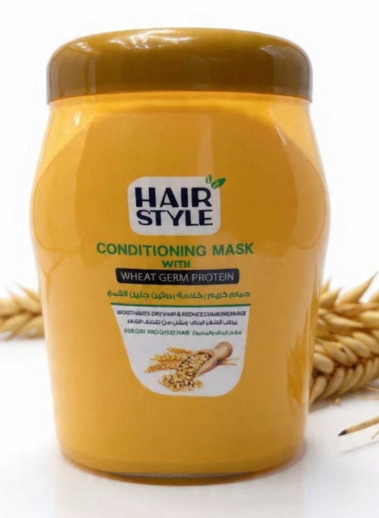 HAIR STYLE CONDITIONING MASK WITH WHEAT GERM PROTEIN 1000 gm - Image 1