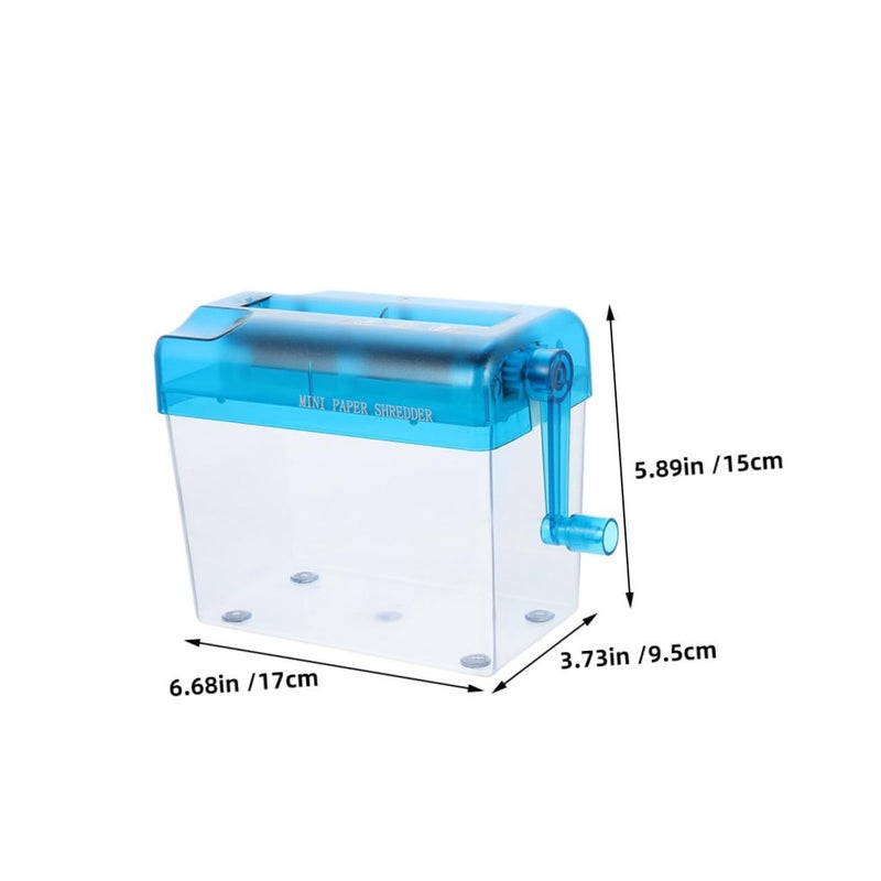 2pcs Portable Manual Paper Shredder Handheld Desktop Document Shredder for Home Office Use - Image 3