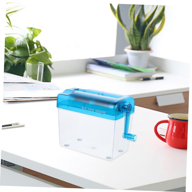 2pcs Portable Manual Paper Shredder Handheld Desktop Document Shredder for Home Office Use - Image 5