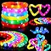Siwarm 24 Pcs Glow Sticks Toys for Kids LED Light Up Pop TubesBracelet Party Favors for KidsGlow in The Dark Party Supplies Birthday Gifts Xmas Stocking Goodie Bags Stuffers Boys Girls - Image 2