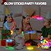 Siwarm 24 Pcs Glow Sticks Toys for Kids LED Light Up Pop TubesBracelet Party Favors for KidsGlow in The Dark Party Supplies Birthday Gifts Xmas Stocking Goodie Bags Stuffers Boys Girls - Image 4