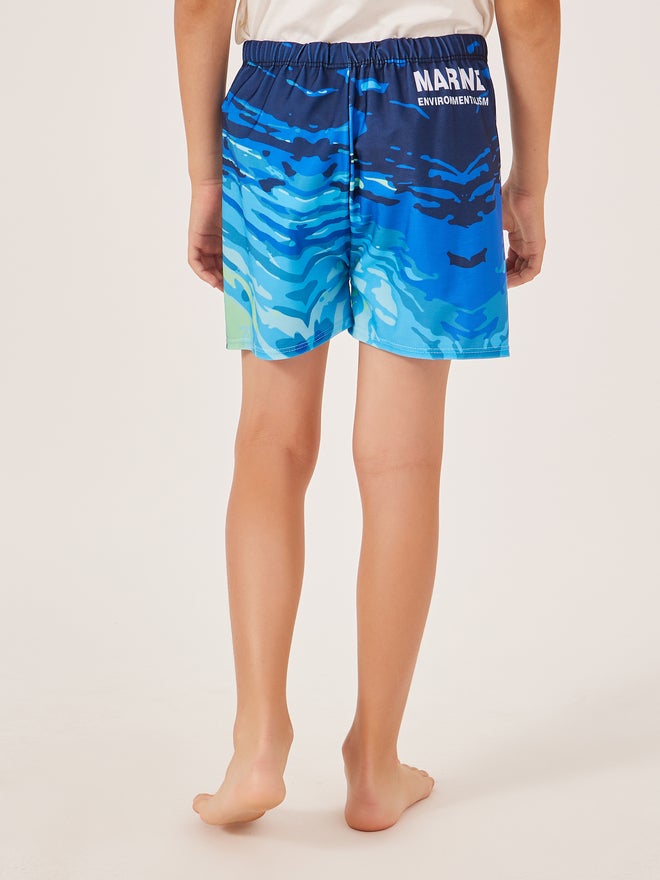 Styli Styli Printed Elastic Waist Swim Shorts  - Image 4