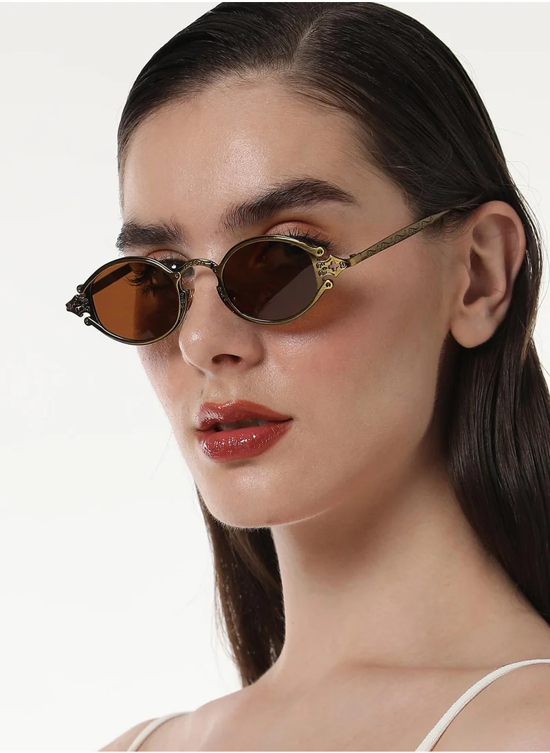 Haute Sauce The Roman Oval Sunglasses