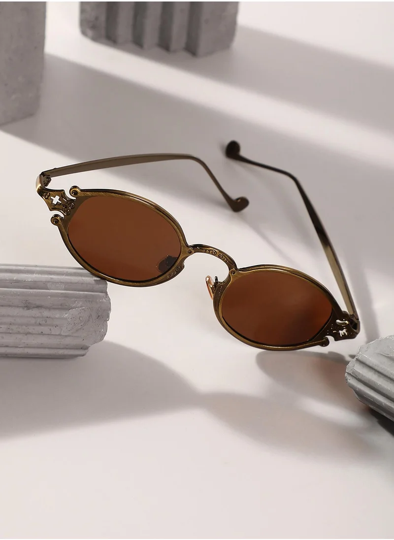 Haute Sauce The Roman Oval Sunglasses
